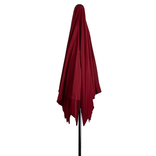 Northlight 8.5-ft Other Red Offset Patio Umbrella with Crank Mechanism