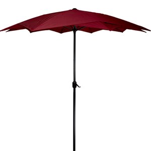 Northlight 8.5-ft Other Red Offset Patio Umbrella with Crank Mechanism