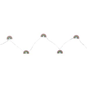 NorthLight 2.75-ft 10-Light Battery-Operated Rainbow LED String Lights