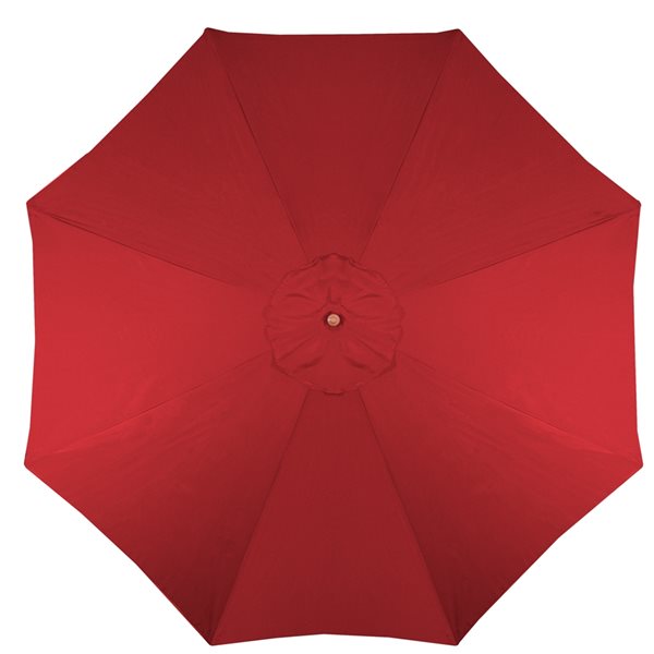 Northlight 9-ft Octagonal Red Market Patio Umbrella with No-tilt Mechanism