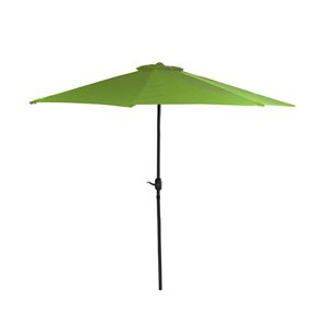 Northlight 7.5-ft Octagonal Green Market Patio Umbrella with Crank Mechanism