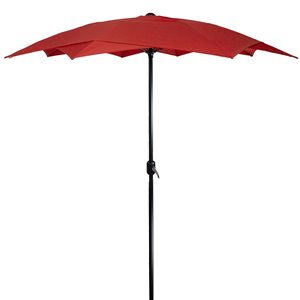 Northlight 8.5-ft Other Orange Offset Patio Umbrella with Crank Mechanism