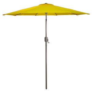 Northlight 9-ft Octagonal Yellow Market Patio Umbrella with Crank Mechanism