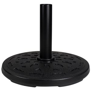 Northlight Black 21-Lb Patio Umbrella Resin Base