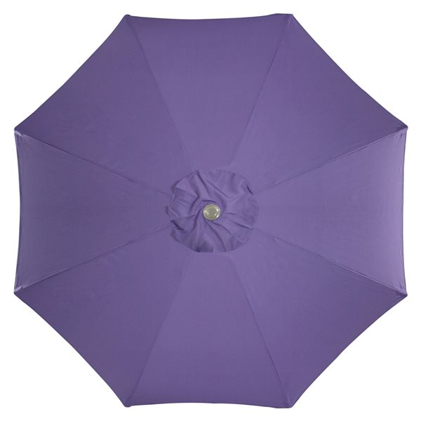 Northlight 9-ft Octagonal Purple Market Patio Umbrella with Crank Mechanism