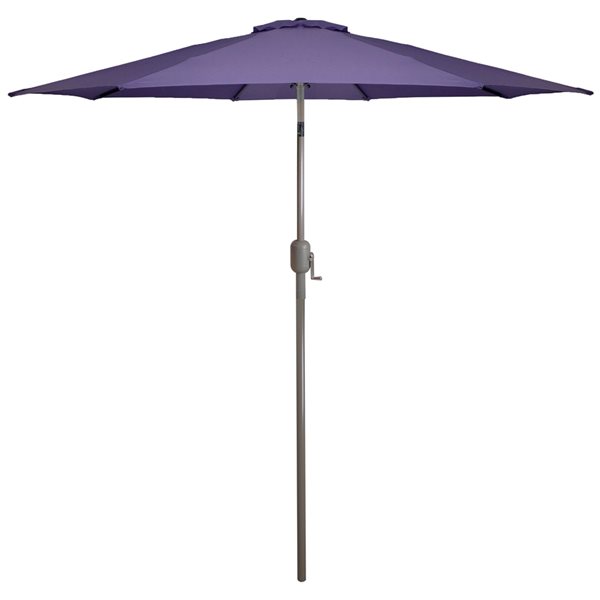 Northlight 9-ft Octagonal Purple Market Patio Umbrella with Crank Mechanism