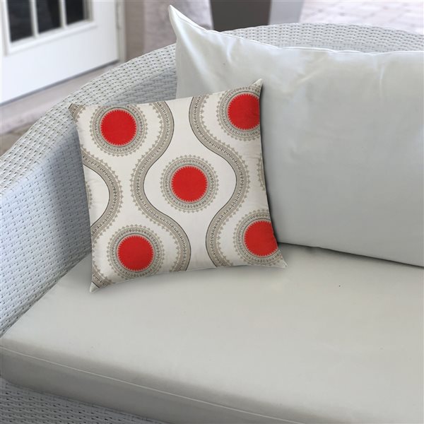 Joita Kissimmee 1-Piece 19.5-in x 19.5-in Square Indoor/Outdoor Zippered Pillow Cover