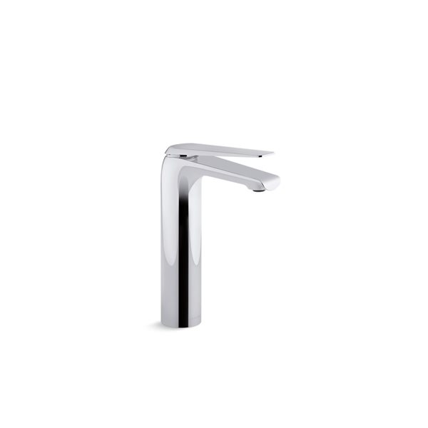 KOHLER Avid Polished Chrome 1-Handle Single Hole Bathroom Sink Faucet - Drain Included