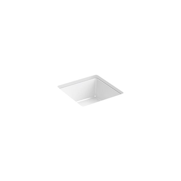 KOHLER Verticyl 13.06-in x 13.25-in White Vitreous China