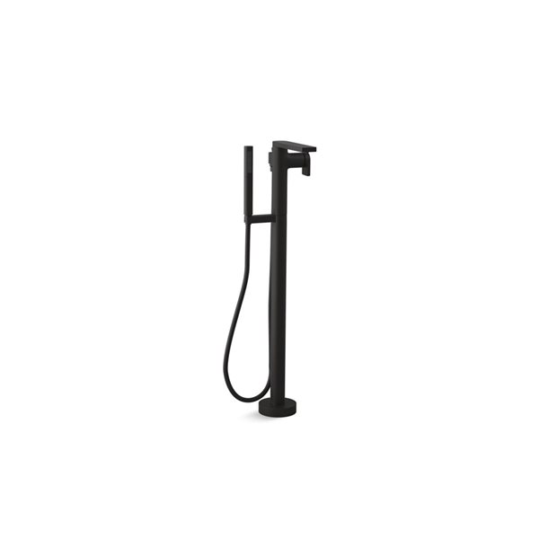 KOHLER Composed Matte Black 1Handle Residential Freestanding Bathtub