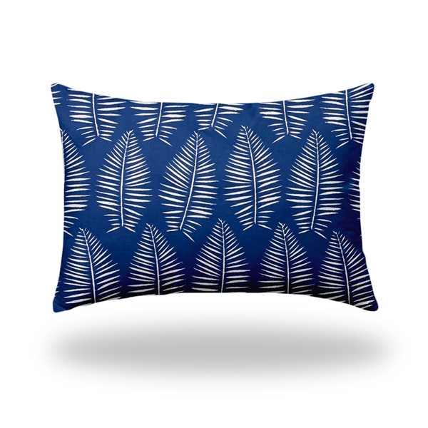 Joita Home Breezy 20-in x 14-in Soft Royal Pillow, Envelope Cover with Insert - Set of 2