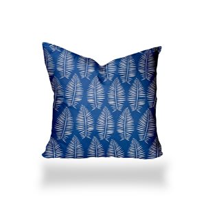 Joita Home Breezy 26-in x 26-in Soft Royal Pillow, Zipper Cover