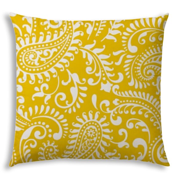 Joita Home Dreamy 20-in x 20-in Pineapple Indoor/Outdoor Pillow with Sewn Closure