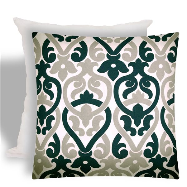 Joita Home Vintage 17-in x 17-in Indoor/Outdoor Zippered Pillow Cover with Insert - Set of 2