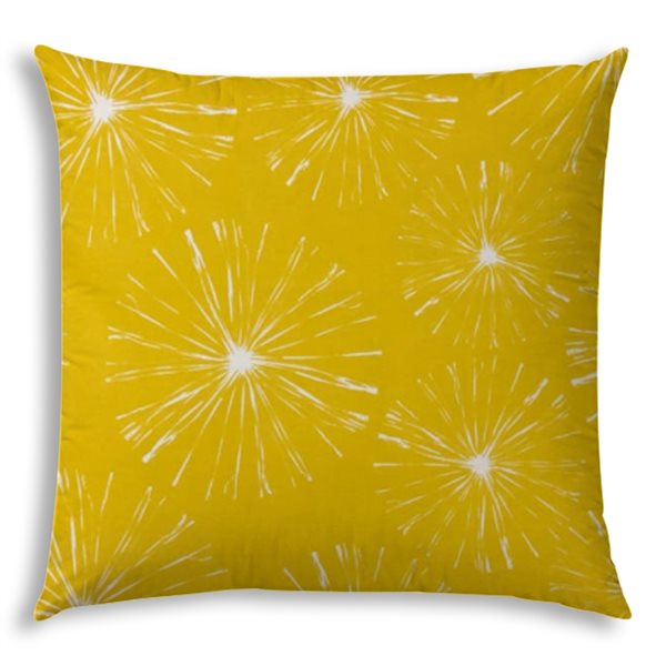 Gouchee Home Soleil 18-in x 18-in Square Orange Throw Pillow