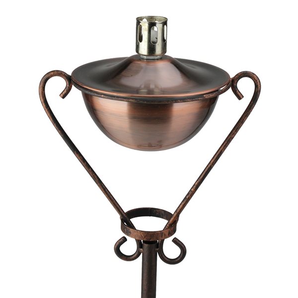 DAK 61-in Brushed Copper Garden Patio Torch