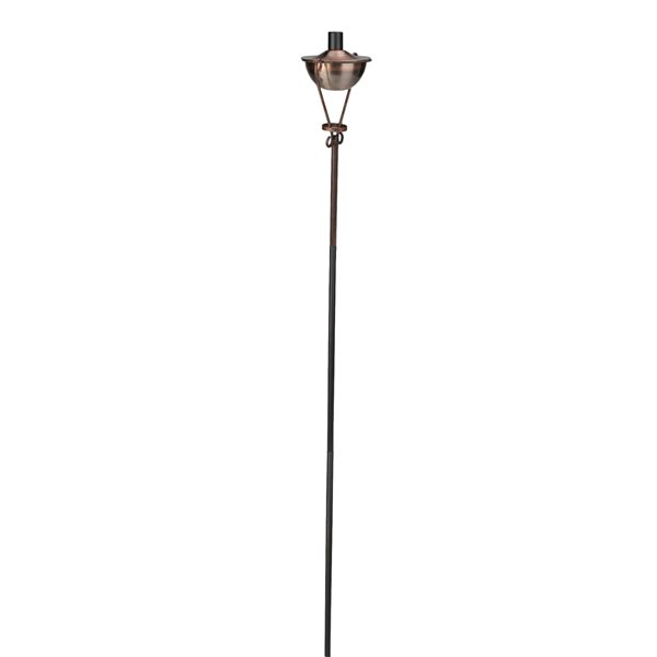 DAK 61-in Brushed Copper Garden Patio Torch