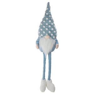 Northlight 34-in Blue and White Polyester Gnome Figurine