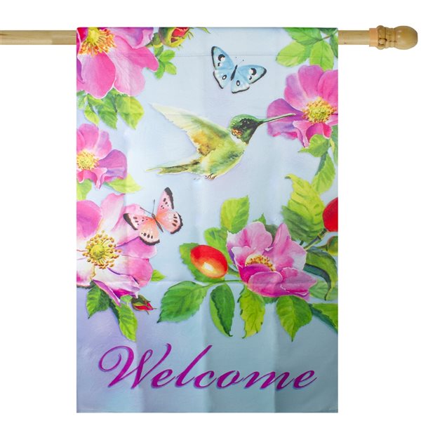 Northlight 28-ft W x 40-ft H Hummingbird House Flag
