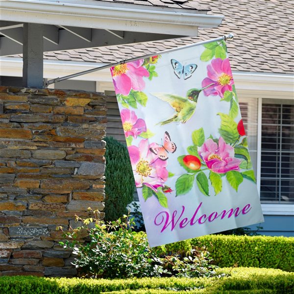 Northlight 28-ft W x 40-ft H Hummingbird House Flag