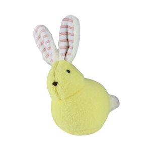 Northlight 9-in Yellow Fabric Plush Easter Rabbit
