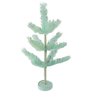 Northlight 19-in Pastel Green Sisal Artificial Easter Tree