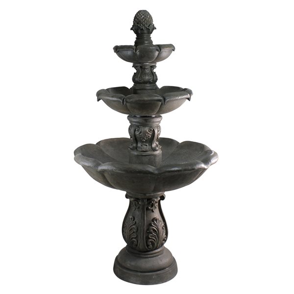 Northlight 65-in H Resin LED 3-Tier Outdoor Fountain 32233526 | RONA