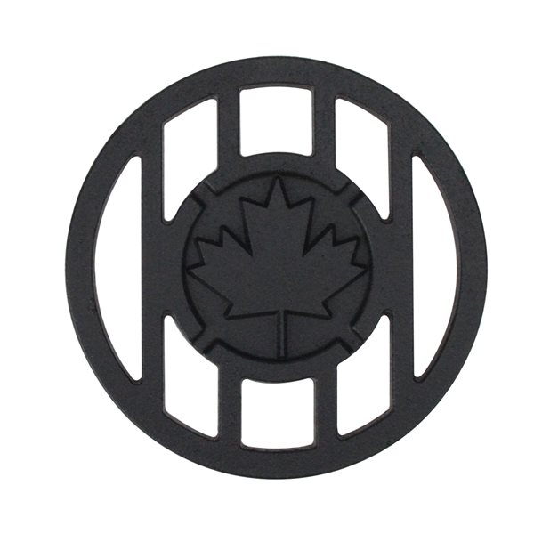 CC Sports Decor Maple Leaf Cast Iron Non-Stick Grill Accessory