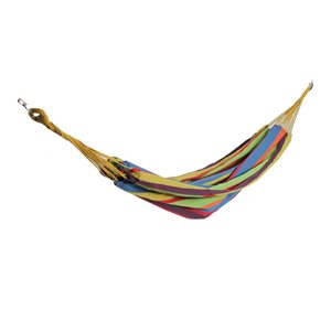 Northlight 72-in Yellow and Blue Woven Hammock