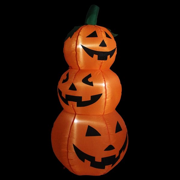 Northlight 18-in x 42-in Orange Plastic LED Halloween Outdoor Decorative Lantern