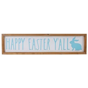 Northlight 26-in Blue and Brown Wood Easter Sign