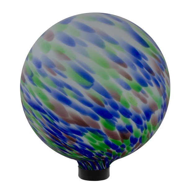 Northlight 10-in Blue Blown Glass Gazing Ball