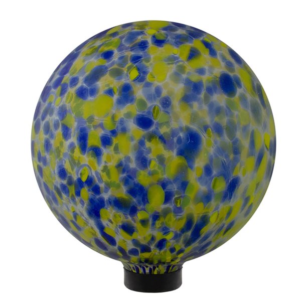 Northlight 10-in Yellow Blown Glass Gazing Ball