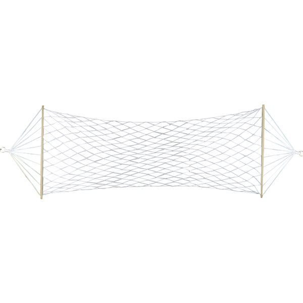 Northlight 78-in White Lattice Macrame Rope Hammock