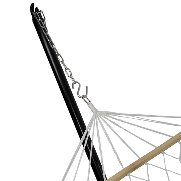 Northlight 78-in White Lattice Macrame Rope Hammock