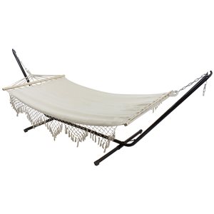 Northlight 78-in Beige Fabric Hammock