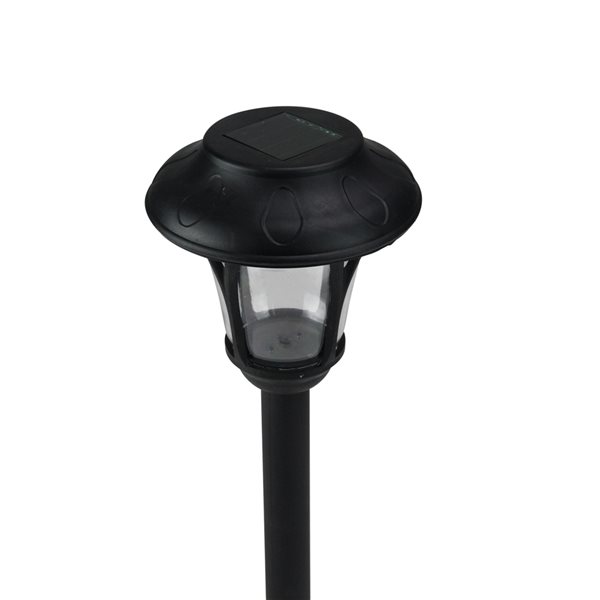 Northlight Black Solar LED Path Light