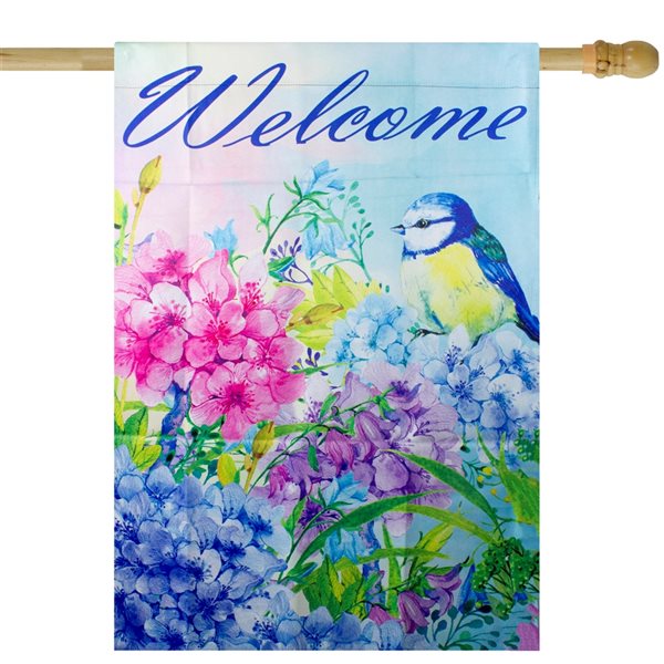 Northlight 28-ft W x 40-ft H Birds House Flag