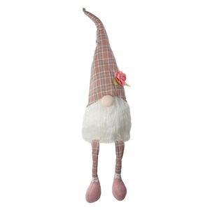 Northlight 29-in Pink and White Polyester Gnome Figurine