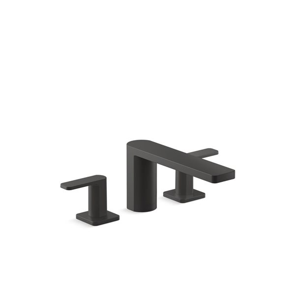 KOHLER Parallel Matte Black 2Handle Residential Deck Mount Roman Bathtub Faucet 271214BL RONA