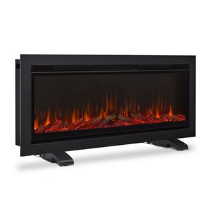 Real Flame 49-in Wall Mounted/Recessed Electric Fireplace Insert