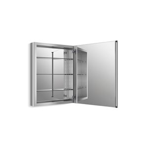 Armoire à pharmacie Verdera par KOHLER rectangulaire à installation en surface ou encastrée de 24 po x 30 po avec miroir