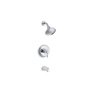 Robinetterie de douche et de bain Devonshire par KOHLER en chrome poli