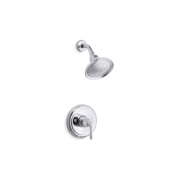 Kohler Devonshire Polished Chrome Shower Faucet Ts396 4 Cp Rona 7871