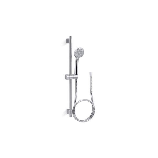 KOHLER K-72420-CP Awaken Handbrause - Multifunktions-Duschkopf Mit 3 Sprüharten, Chrom Poliert