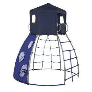Plum Play Blue Metal Residential Climbing Dome