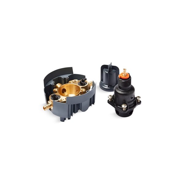 KOHLER Rite-Temp 1/2-in ID PEX x 1/2-in OD Brass Pressure Balancing Valve