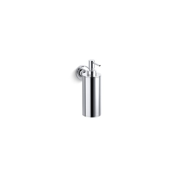 KOHLER Purist Polished Chrome Soap and Lotion Dispenser