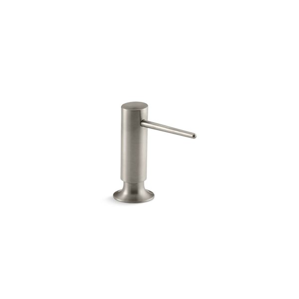 KOHLER Contemporary Brushed Nickel Soap and Lotion Dispenser