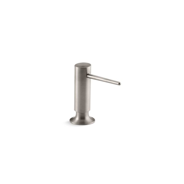 KOHLER Contemporary Vibrant Stainless Soap and Lotion Dispenser